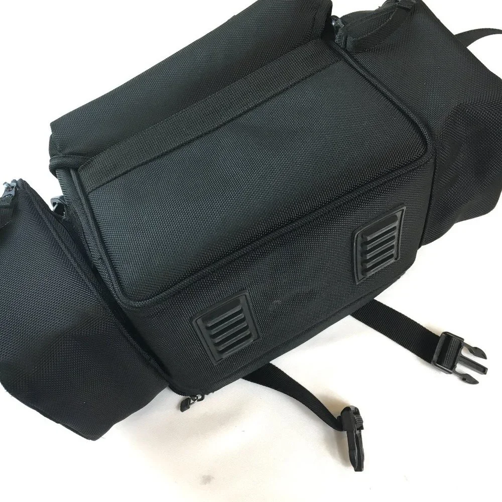 KODAK Nylon Camera Padded Gadget Bag Carrying Case w Detachable side Cases EUC